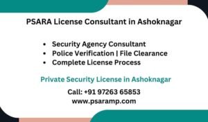 Psara License Consultant Ashoknagar