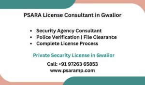 Psara License Consultant Gwalior