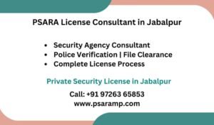 Psara License Consultant Jabalpur